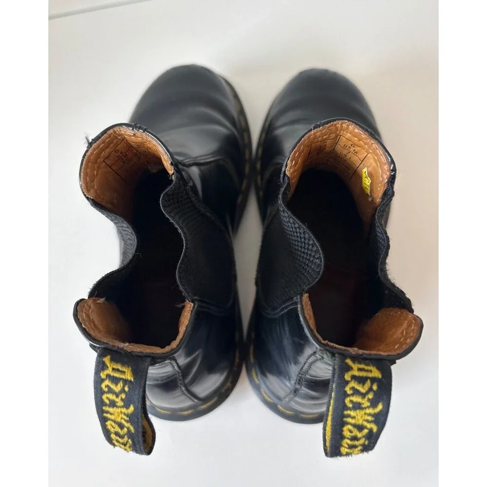 Dr Martens Chelsea Boots  2976 Unisex Mens 6 Women's 7 Black Boots